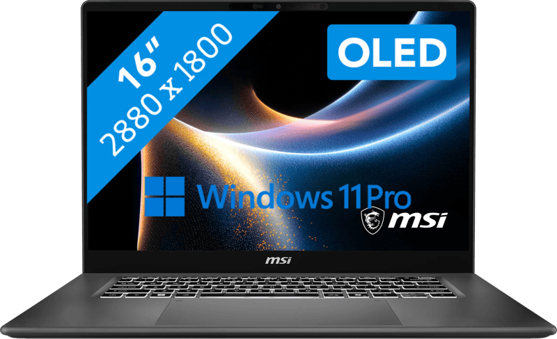 MSI Prestige 16 AI+ Copilot+ PC C3MG-236NL OLED QWERTY (4711377443746)