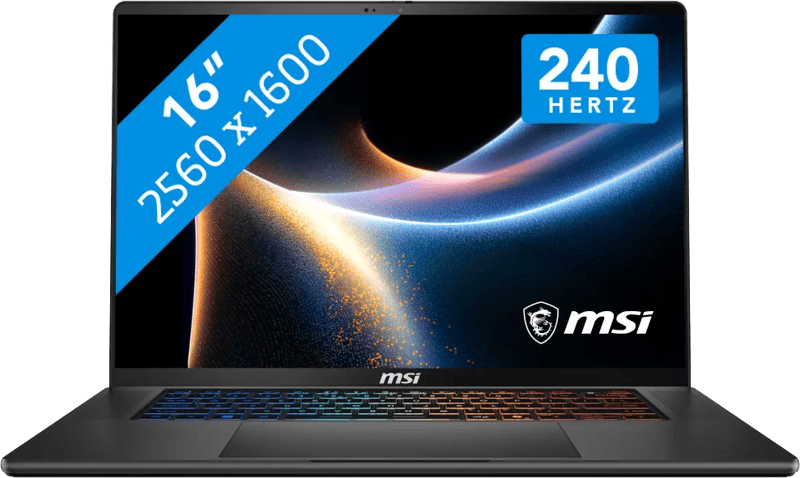 MSI Stealth 16 AI+ Copilot+ PC OLED B3WH-065NL (4711377461696)